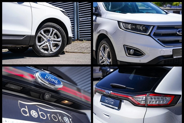 Ford EDGE cena 89900 przebieg: 123624, rok produkcji 2017 z Bieruń małe 667